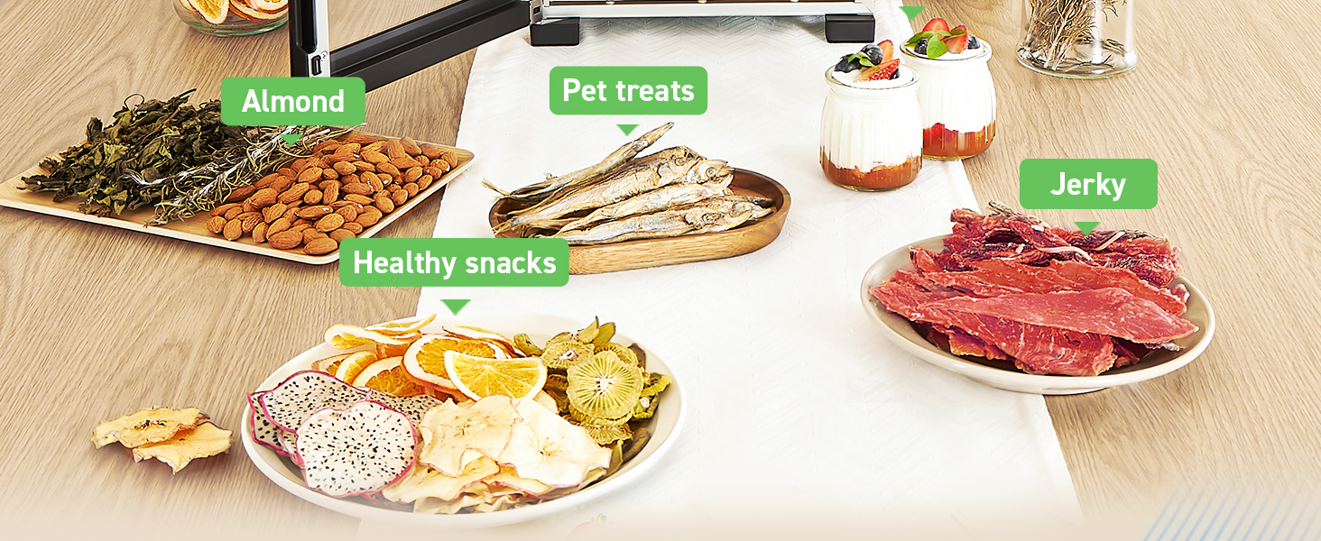 Evenly dehydrates for chewy jerky