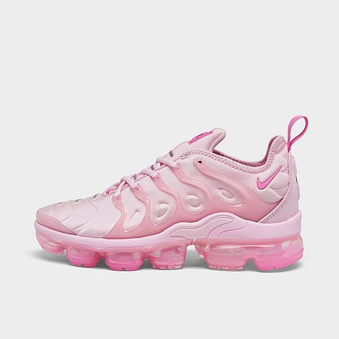 Right view of Women's Nike Air VaporMax Plus Running Shoes in Pink Foam/Playful Pink Click to zoom