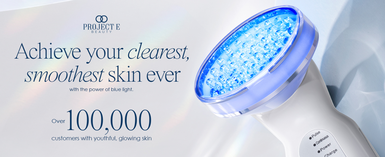 Blue LED light therapy