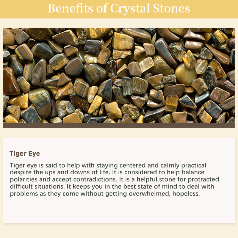 the benefits of crystal stones| tiger eye