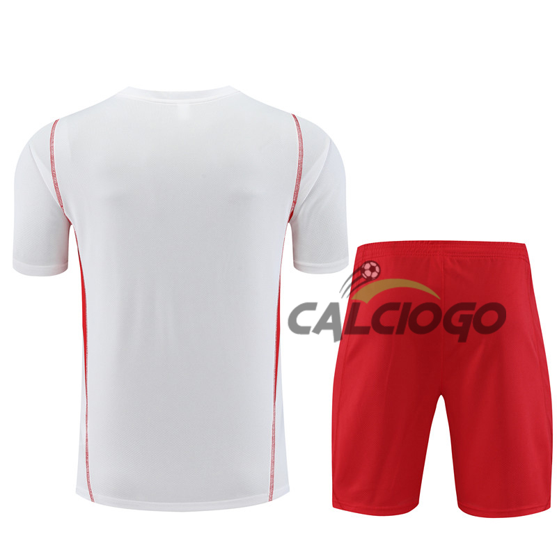 Kit Maglia CR Flamengo Bianco Jersey 2023-2024