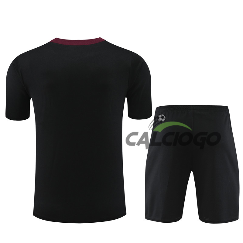 Kit Maglia Paris PSG Nero Jersey 2024-2025