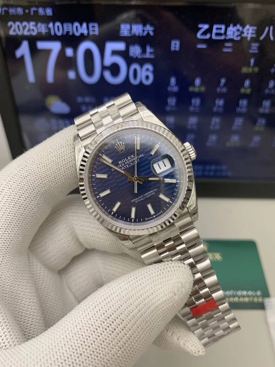 GYL Rolex Datejust 36mm Blue Fluted Motif Dial Jubilee Bracelet (126234) 11 Super Clone – DD3235 Movement-GYL-GaiYalun