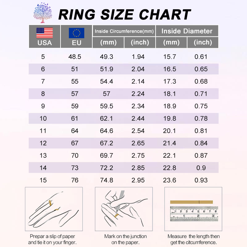 RING SIZE CHART