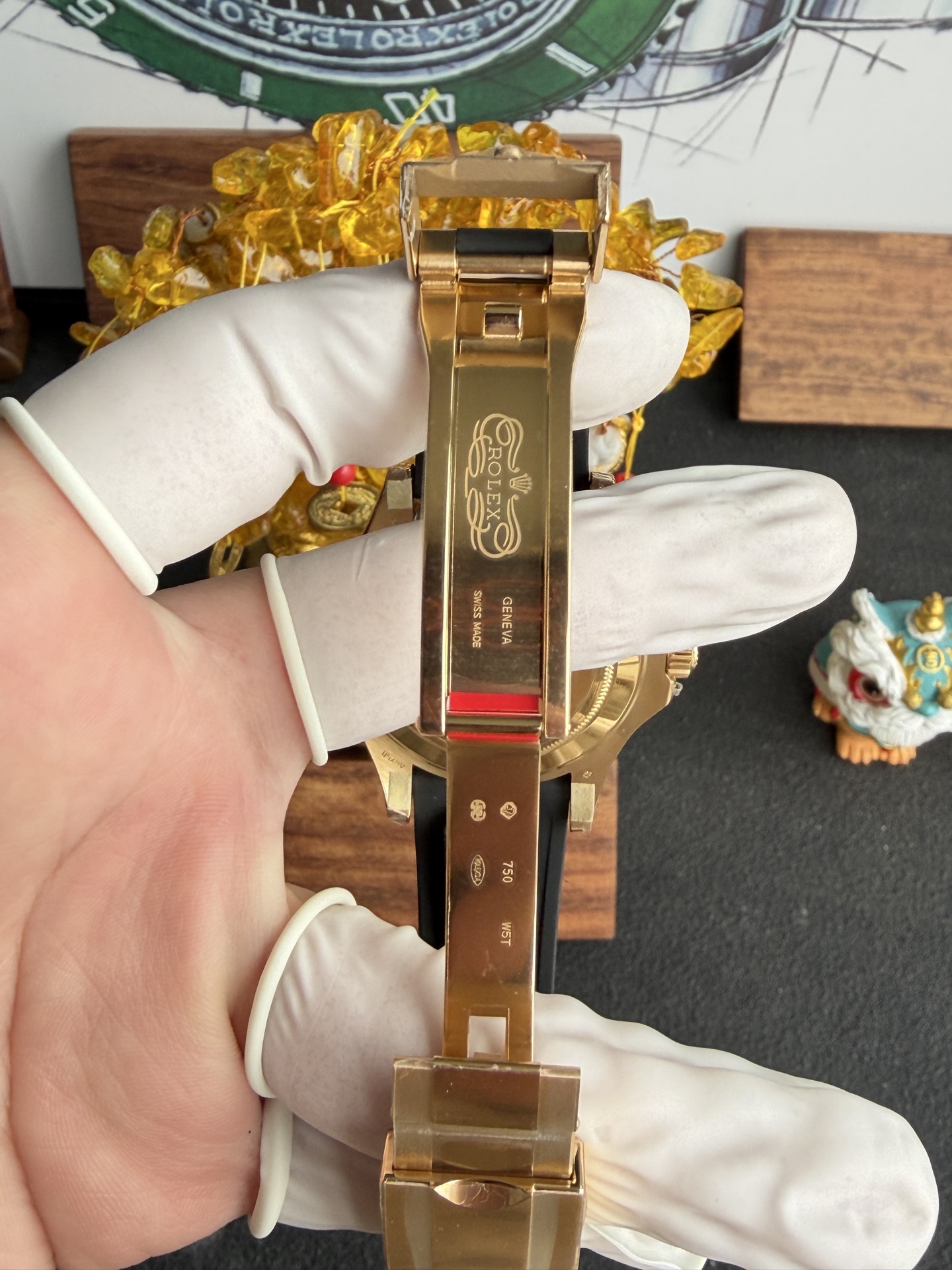 GYL Rolex Yacht-Master 226658 Yellow Gold Black Dial Top Quality Replica 149g VSF 42mm-GYL-GaiYalun