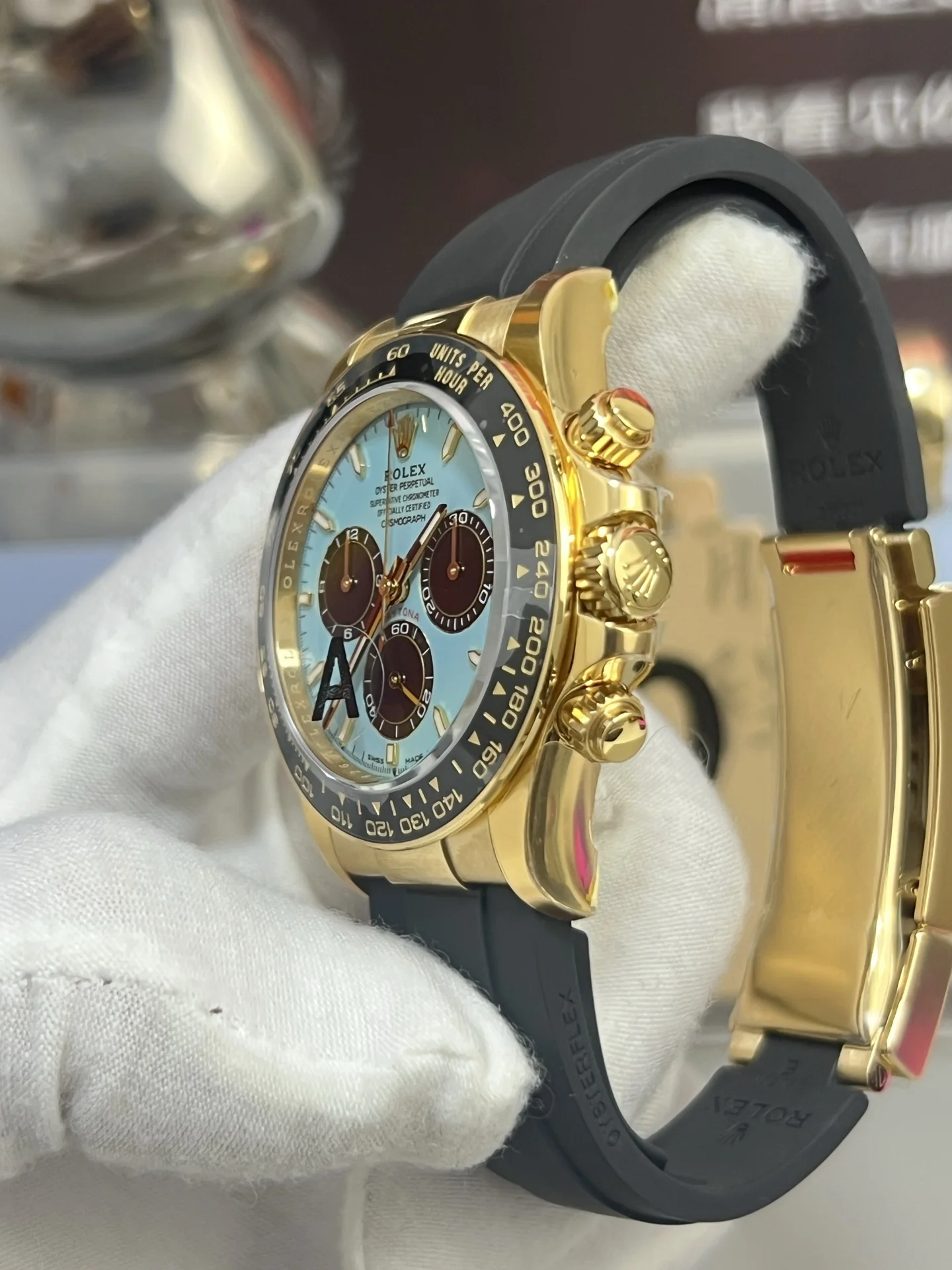 GYL Rolex Cosmograph Daytona “Tiffany” Turquoise Dial Rubber Strap (126518LN) 11 Super Clone – DD4131 Movement-GYL-GaiYalun
