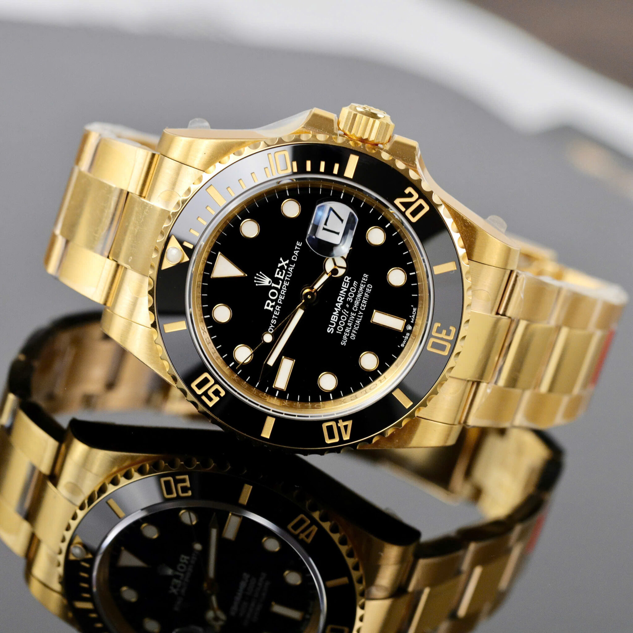 GYL Rolex Submariner Date 126618LN-0002 Black Dial Yellow Gold Best Replica VSF 41mm-GYL-GaiYalun
