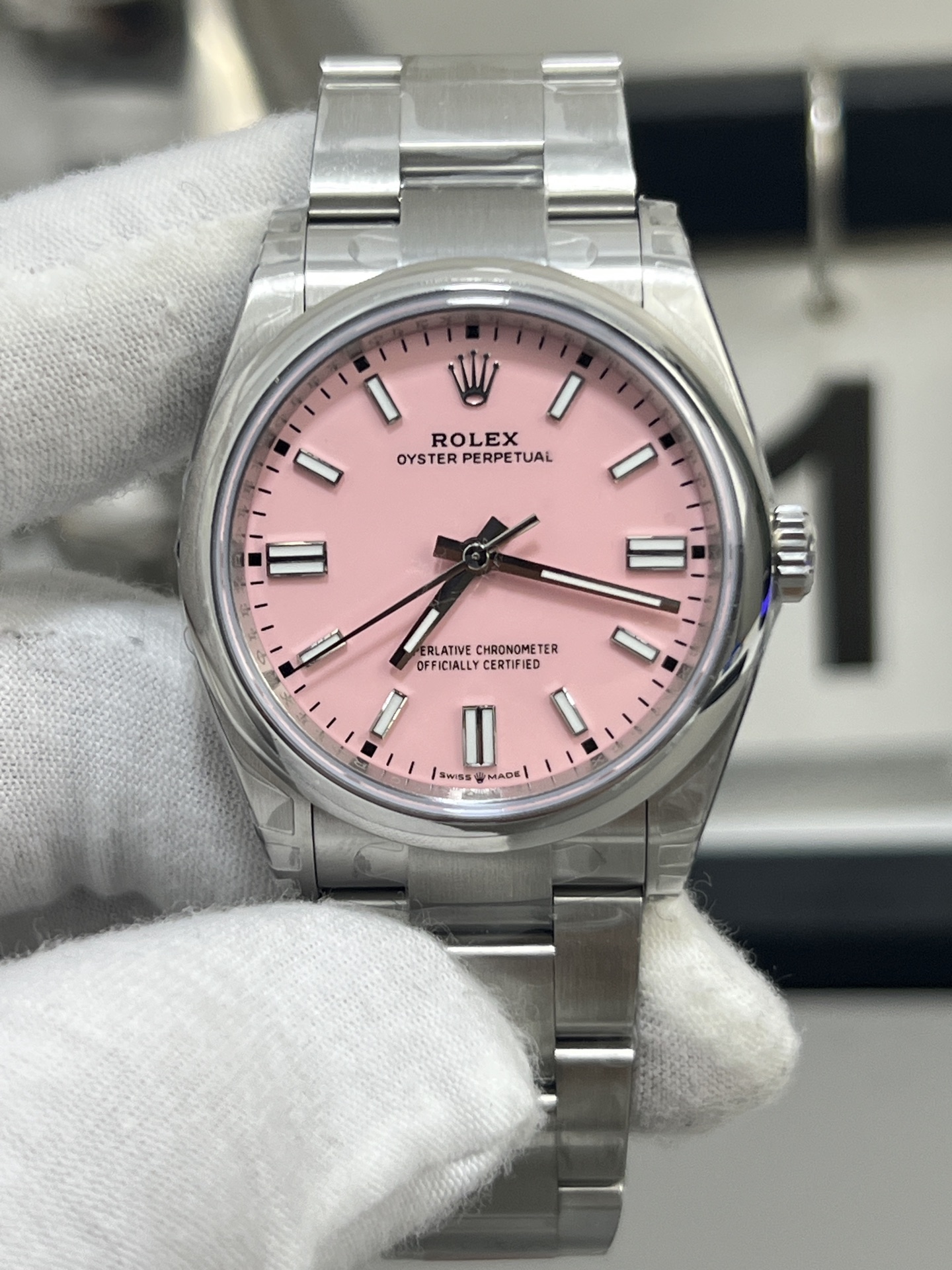 GYL Rolex Oyster Perpetual 126000 Candy Pink Dial Best Replica 11 VS Factory 36mm-GYL-GaiYalun