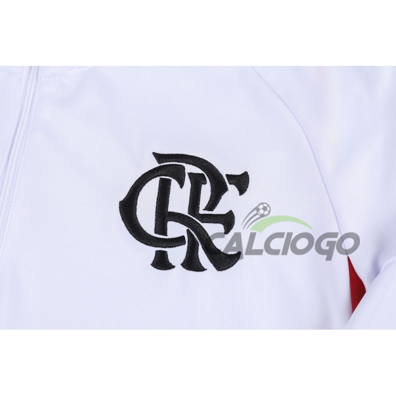 Tuta Calcio Flamengo Felpa Zips Top 2023-2024