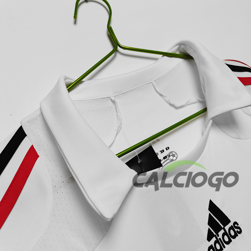 Maglia Storica AC Milan Bianco Away 2007-2008