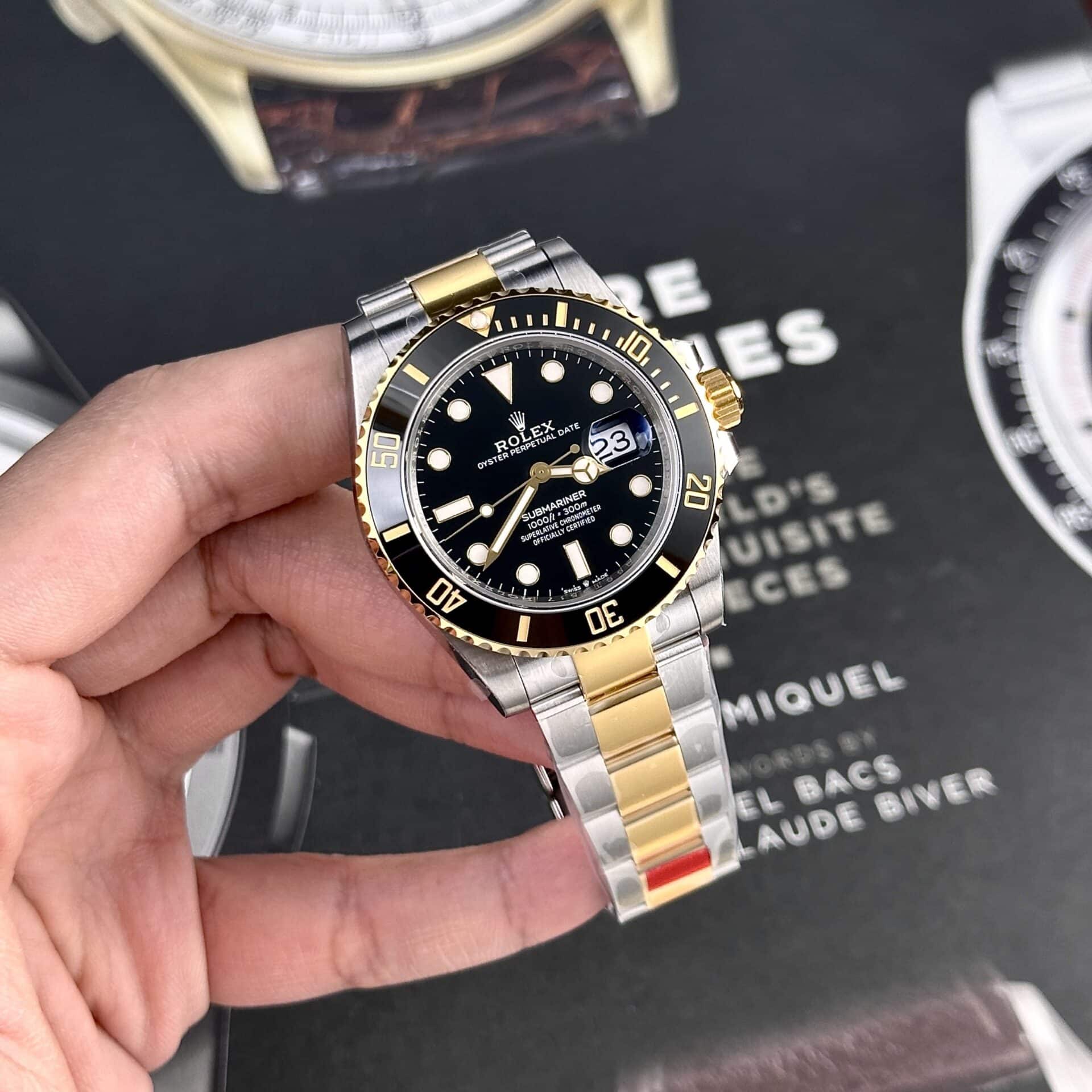 GYL Rolex Submariner Date 126613LN Two Tone Yellow Gold Black Dial 175g 1:1 Super Clone ARF 41mm-GYL-GaiYalun