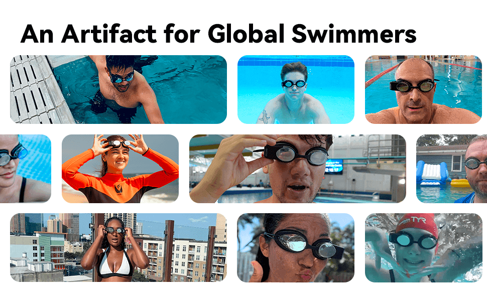 an artifact for global swimmers