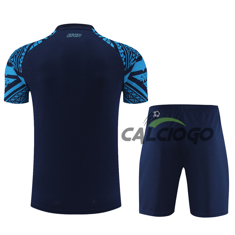 Kit Maglia SSC Napoli Blu Jersey 2023-2024