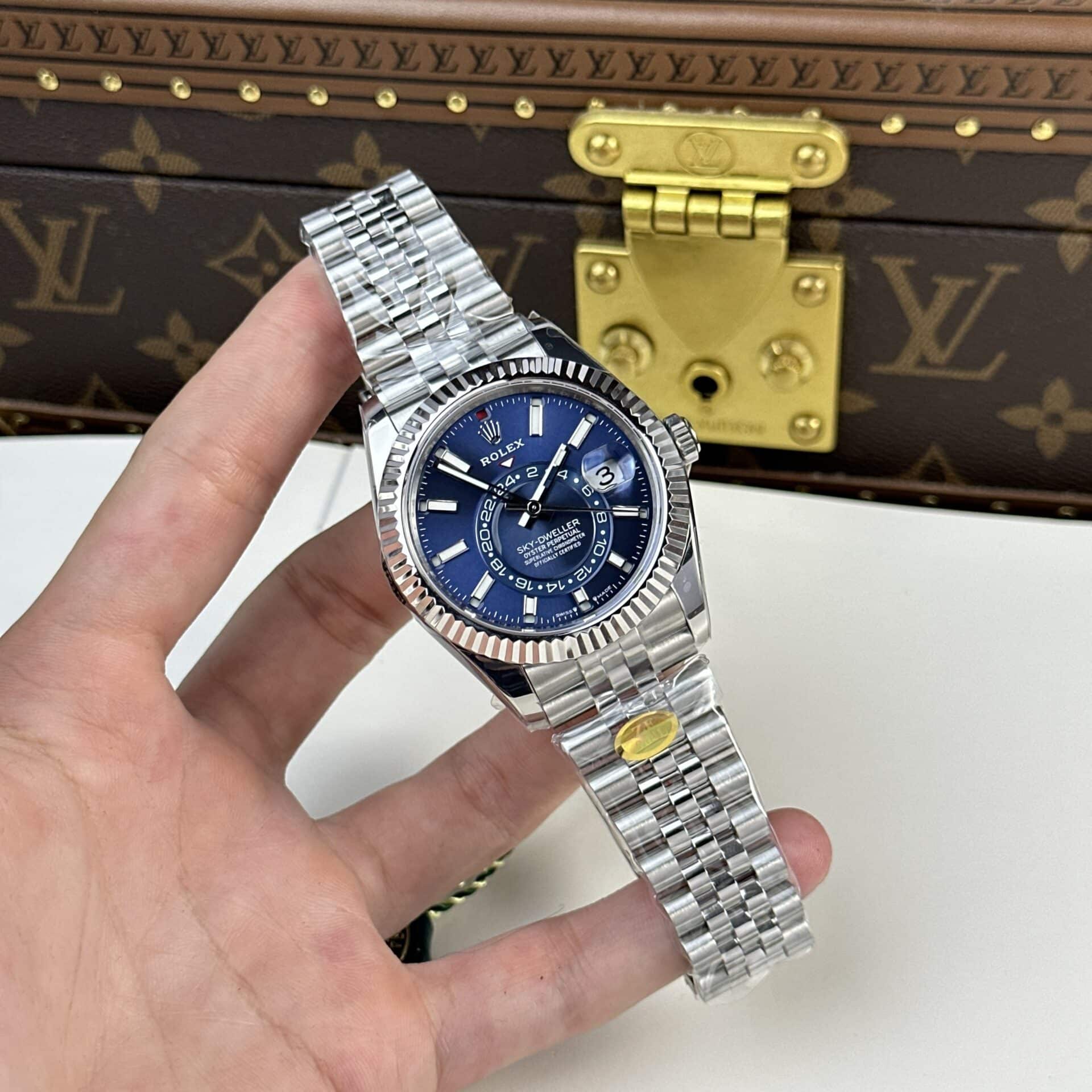 GYL Rolex Sky-Dweller 326934 Blue Dial Jubilee Bracelet Best Replica 42mm-GYL-GaiYalun