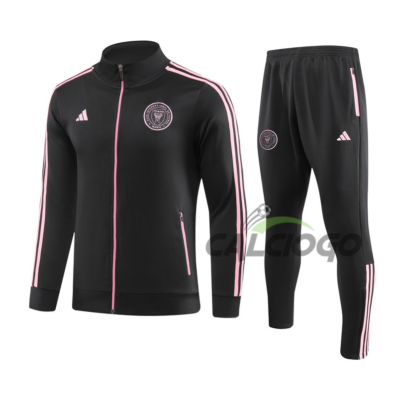 Tuta Calcio Miami CF Felpa Zips Nero 2023-2024