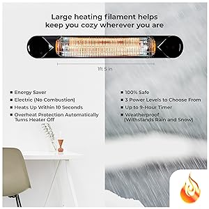 Infrared Heater Indoor/Outdoor by iQ Heat