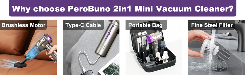 2in1 mini vacuum