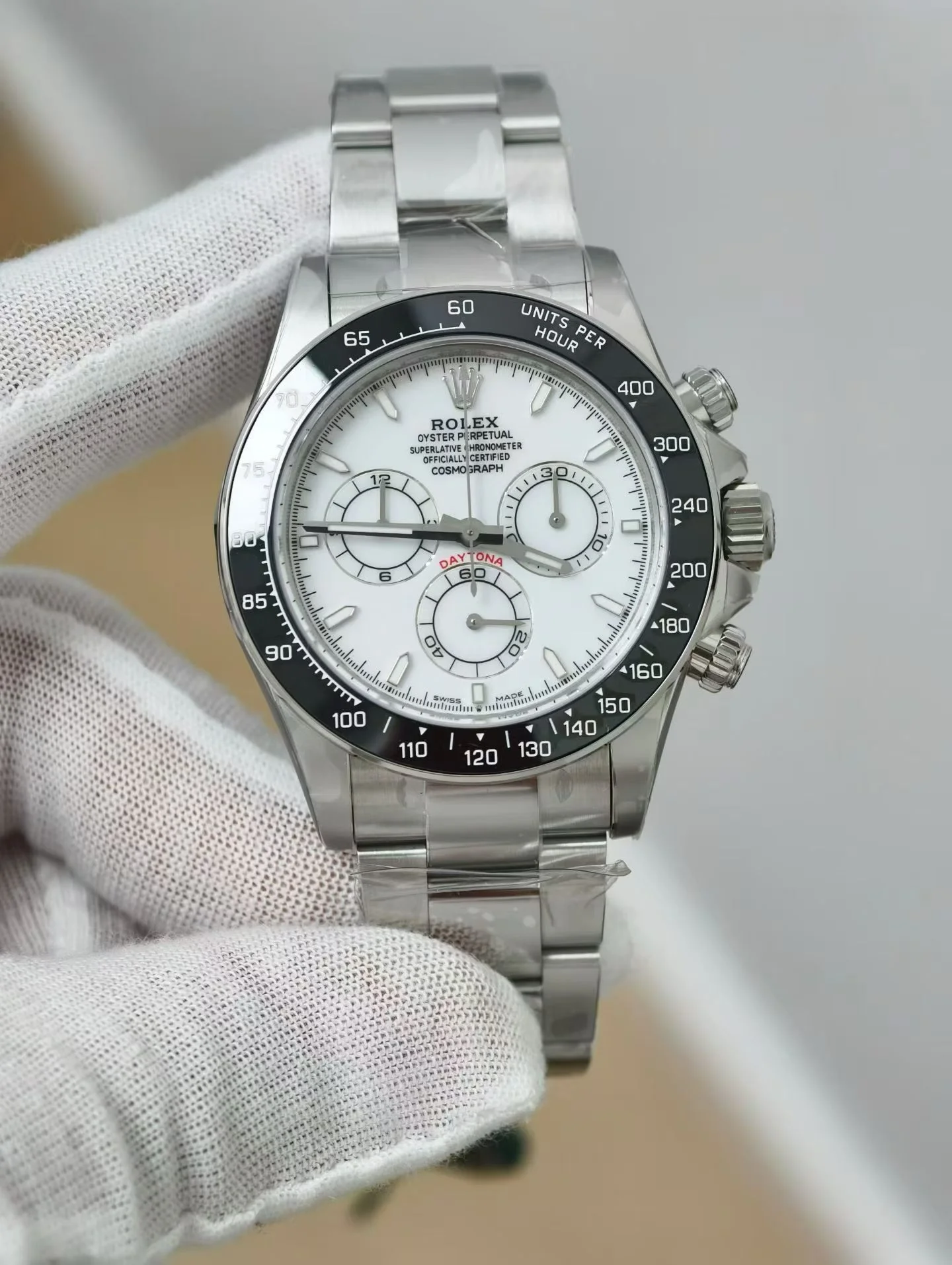 GYL Rolex Cosmograph Daytona 40mm “Panda” White Dial Exhibition Caseback (126502LN) 11 Super Clone – DD4131 Movement-GYL-GaiYalun