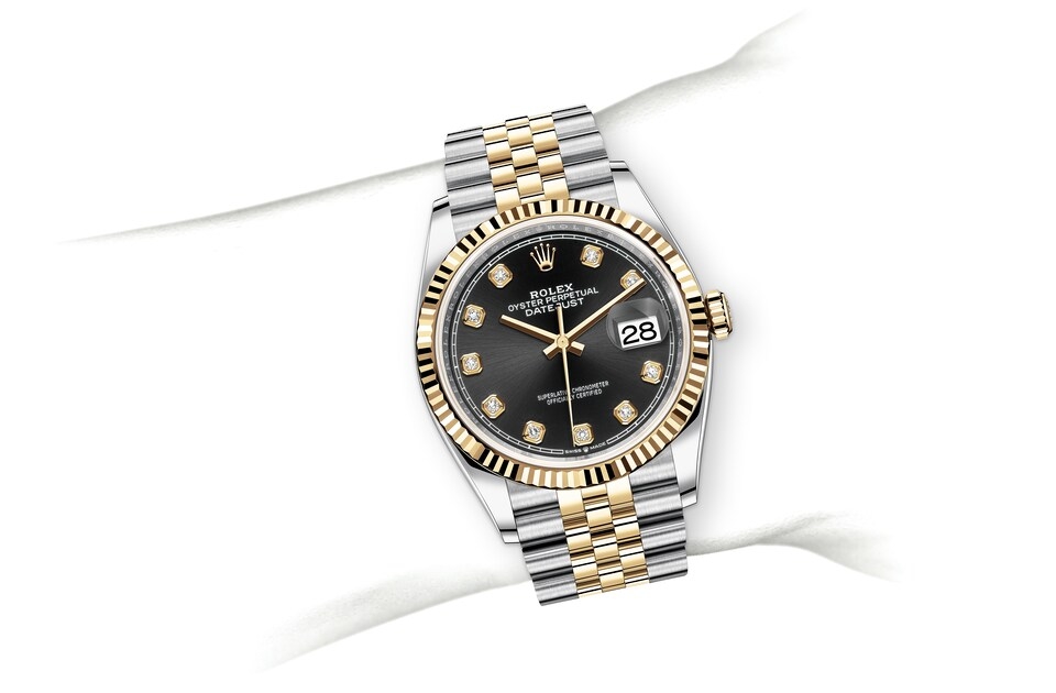 Rolex Datejust in Oystersteel and gold, m126233-0021 | Europe Watch Company