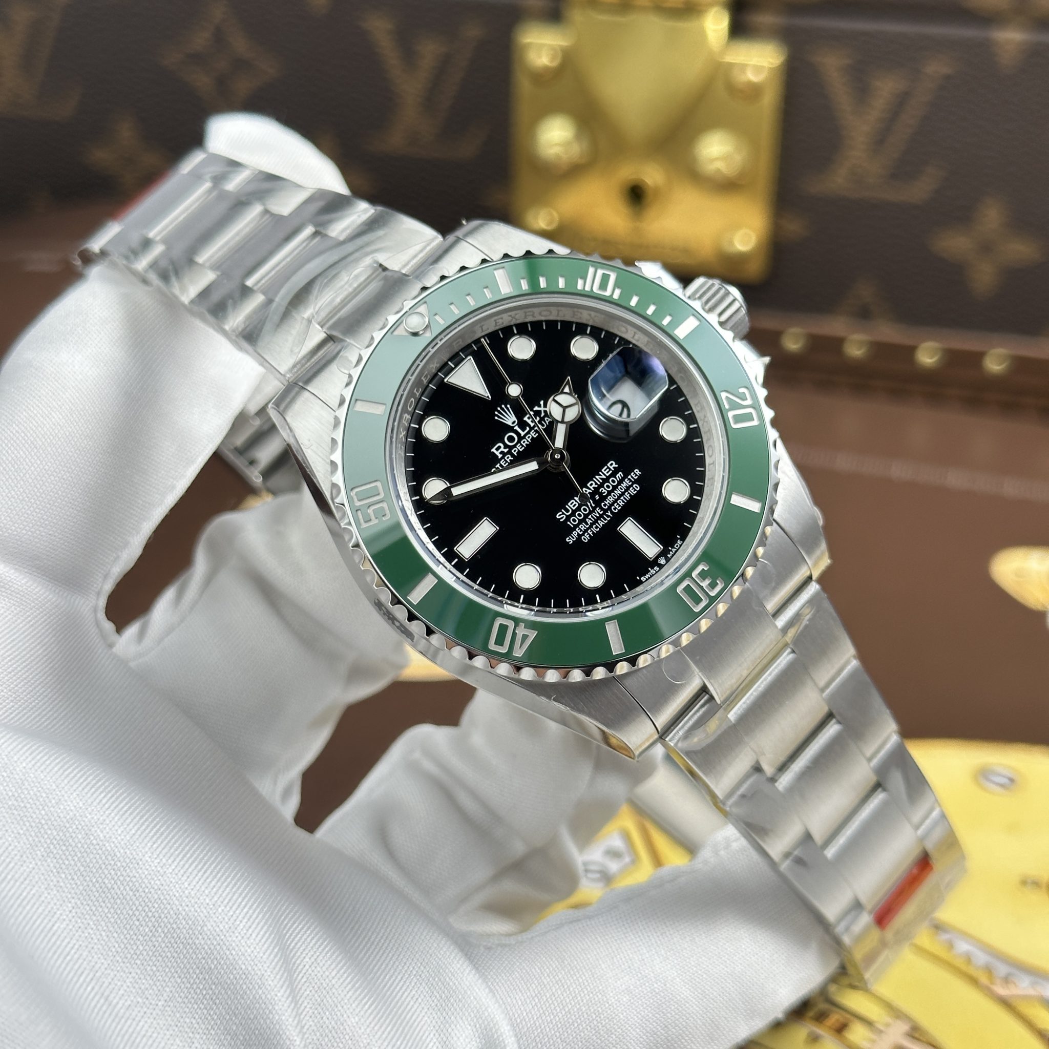 GYL Rolex Submariner Starbuck 126610LV Black Dial Green Ceramic Bezel Best Quality Replica 41mm-GYL-GaiYalun