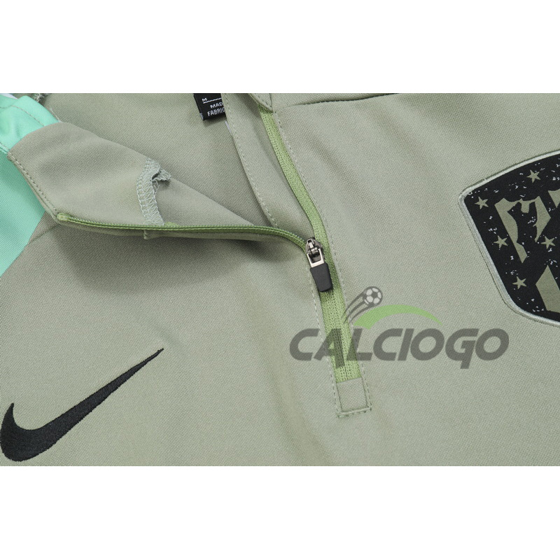Tuta Calcio Atletico Madrid Felpa Zips 2023-2024