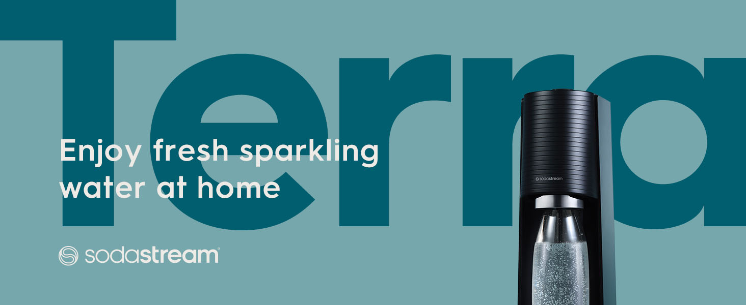 sodastream sparkling water maker terra machine