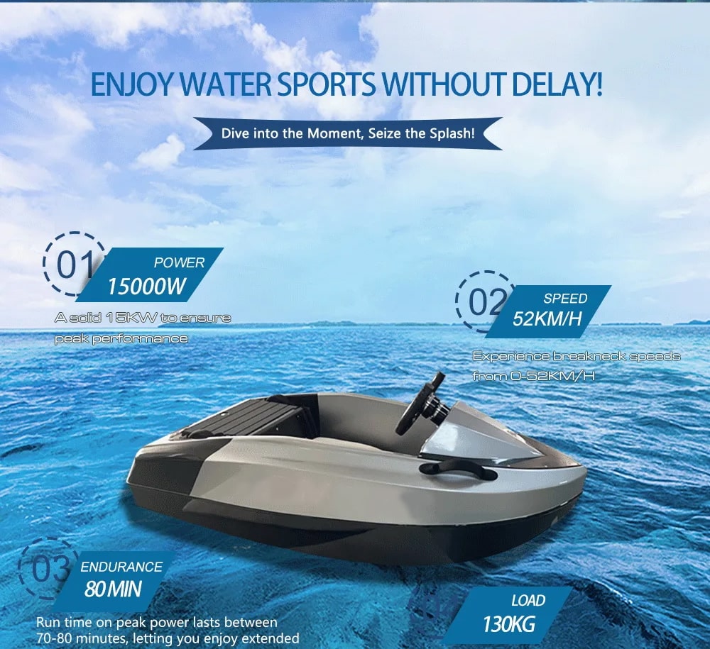 Electric Aqua Go Kart Mini Jet Ski Boat