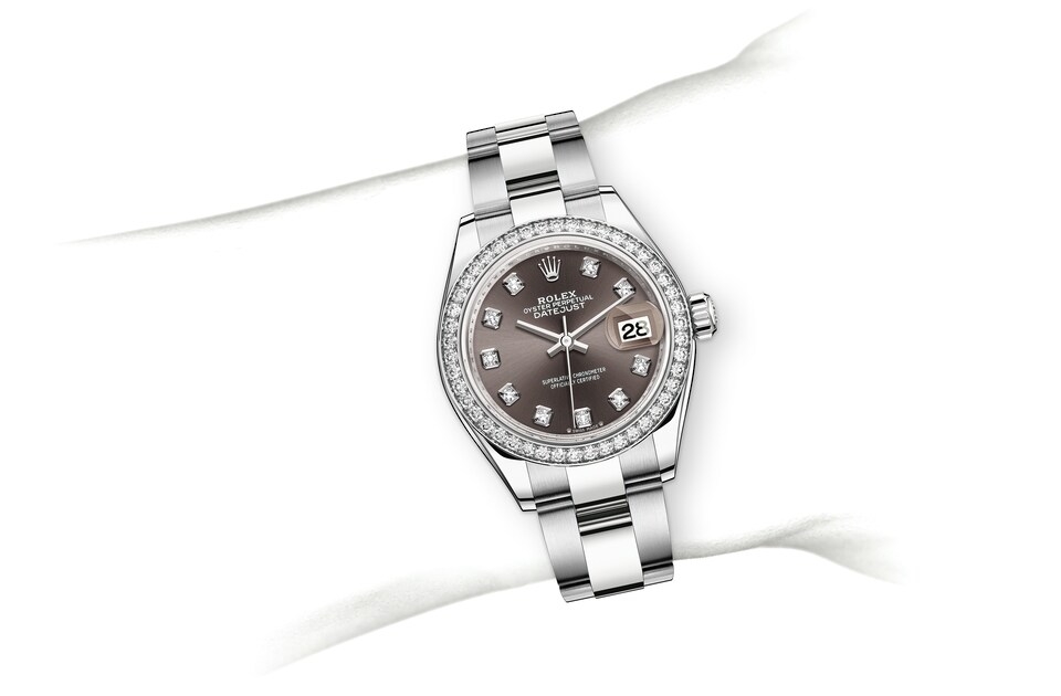 Rolex Lady-Datejust in Oystersteel, Oystersteel and gold, m279384rbr-0018 | Europe Watch Company