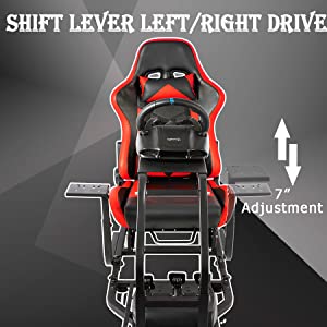 Shift lever left and right drive The overall trapezoidal structure has stronger grip, and the shift