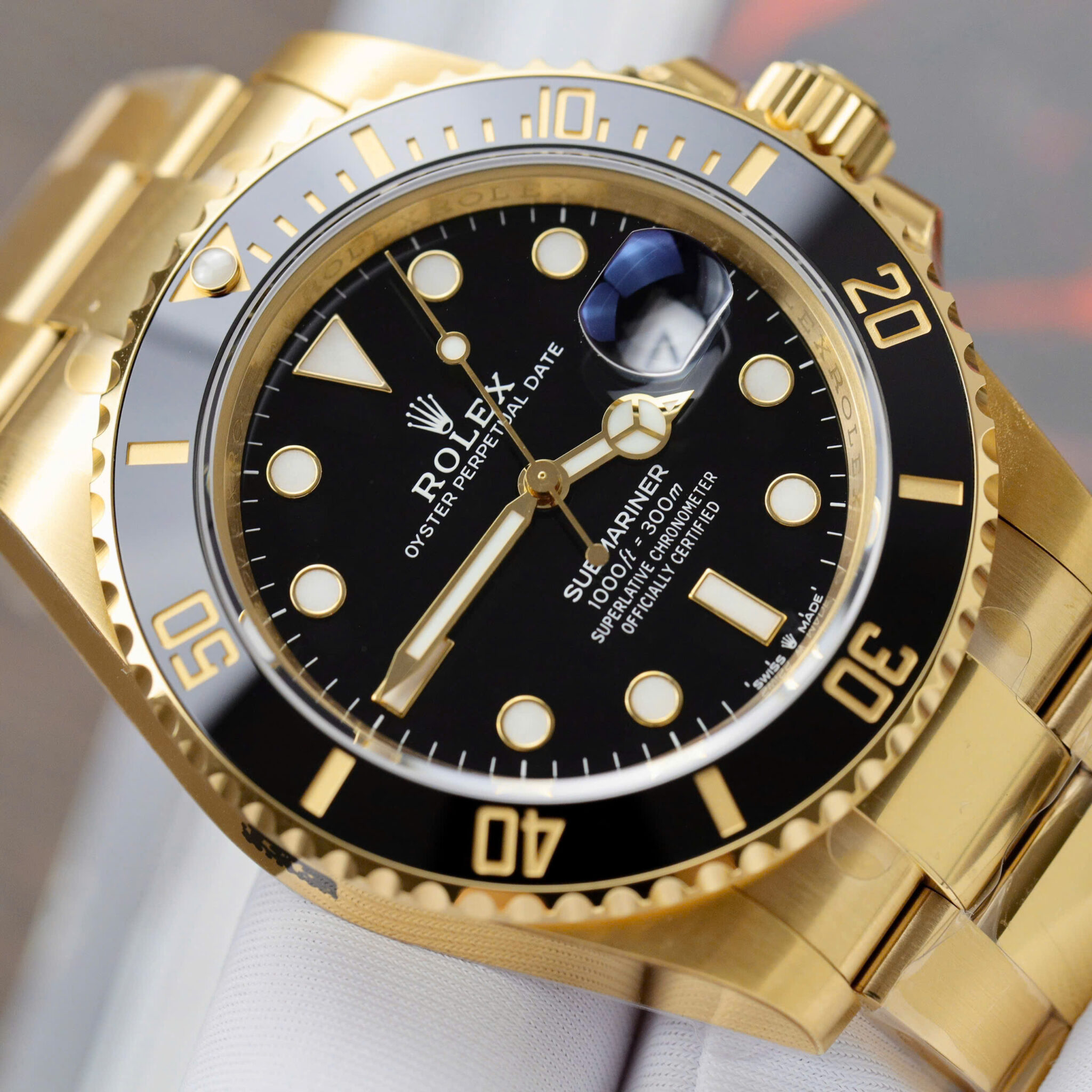 GYL Rolex Submariner Date 126618LN-0002 Black Dial Yellow Gold Best Replica VSF 41mm-GYL-GaiYalun