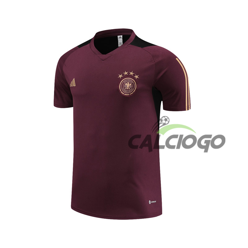 Maglia Germany Rosso Manica Corta 2023-2024