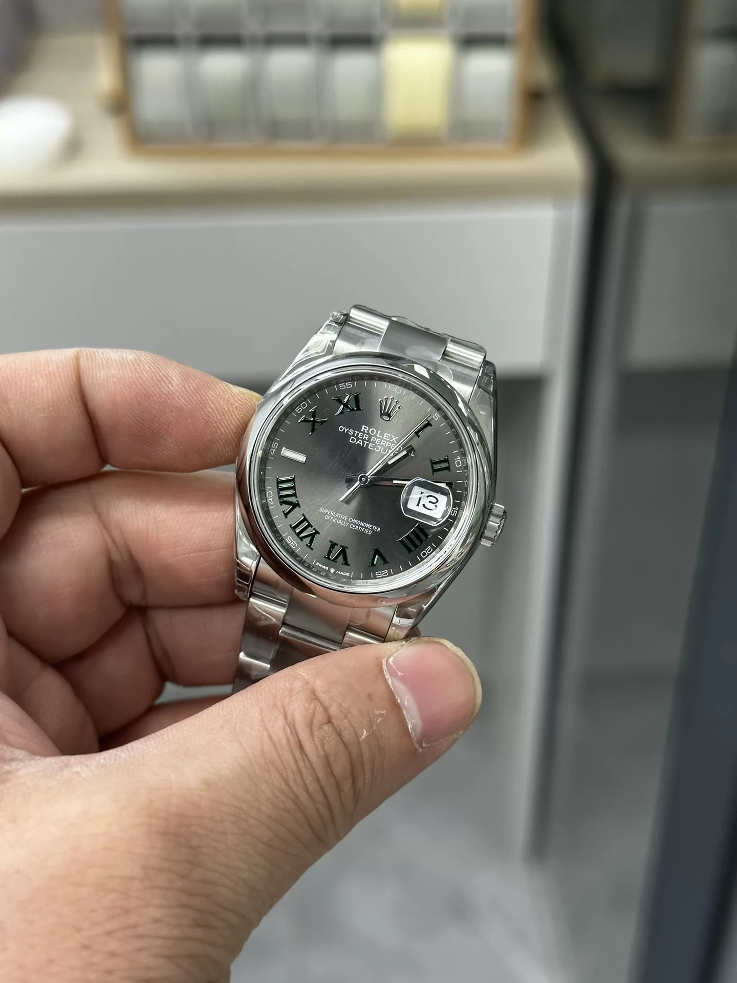 GYL Rolex Datejust 36mm “Wimbledon” Dial Smooth Bezel Oyster Bracelet (126200) 11 Super Clone – DD3235 Movement-GYL-GaiYalun