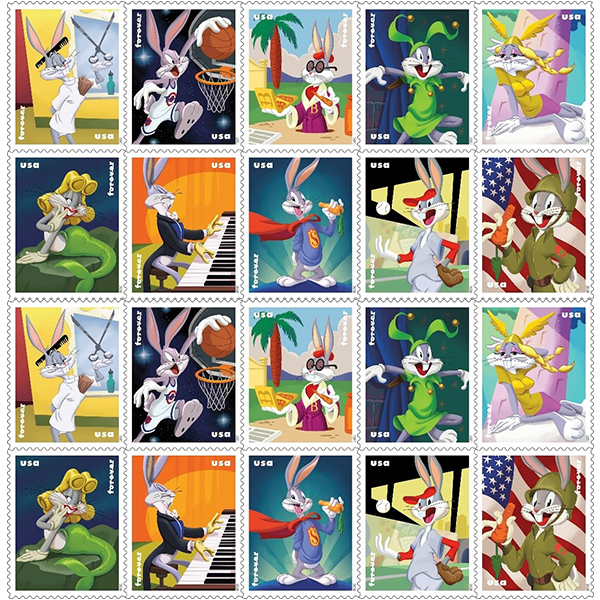 Bugs Bunny Stamps 2020