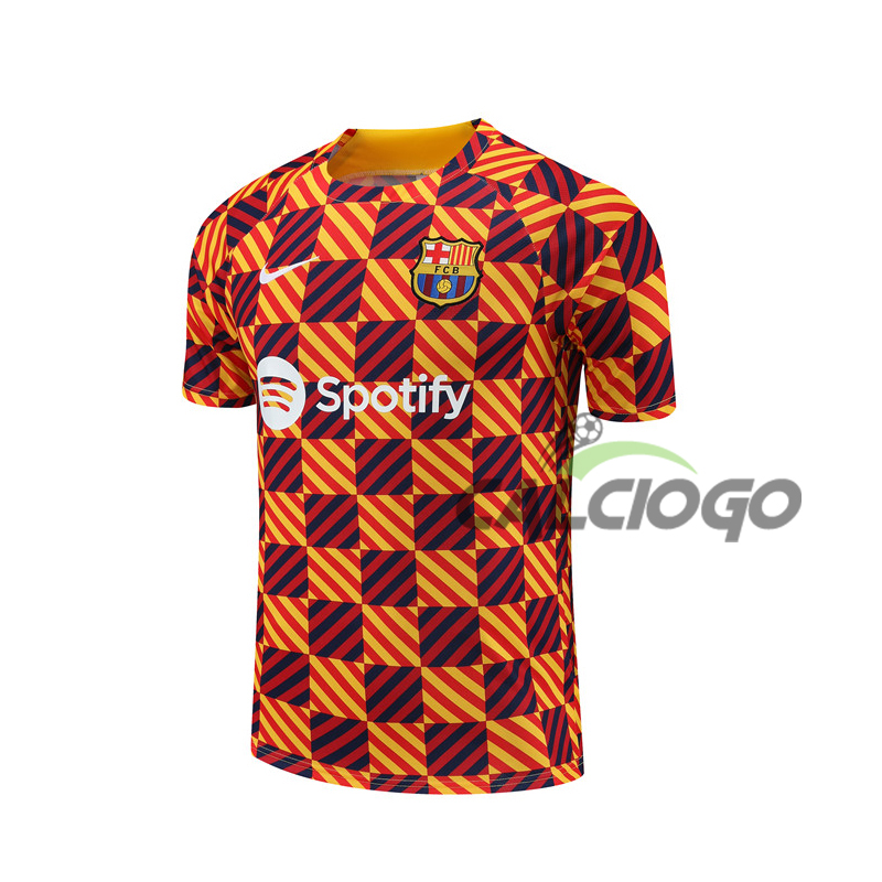 Tuta Sportiva FC Barcellona Giallo Jersey 2023-2024