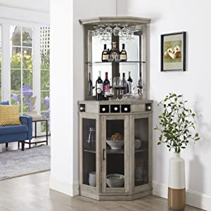 home source corner bar unit multi functionality