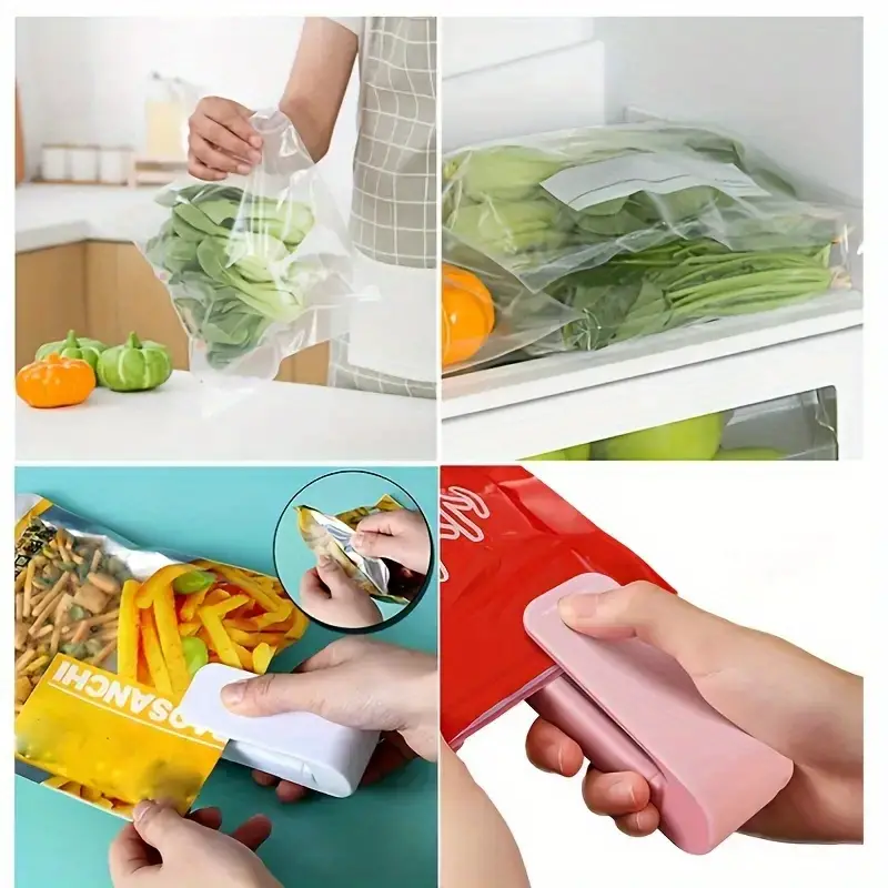 portable mini heat sealer for food bags thermal plastic bag closure for freshness easy to use packing kitchen accessory details 3