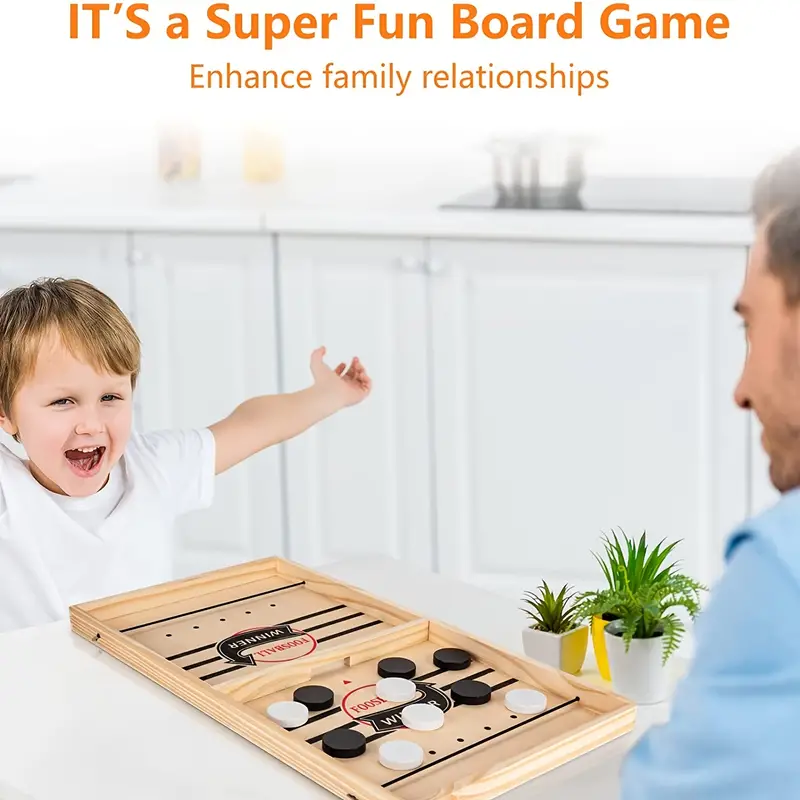 slingshot board games for adult and kids super winner sling puck foosball board game slingshot table hockey party game bouncing chess hockey game christmas halloween thanksgiving gift details 2