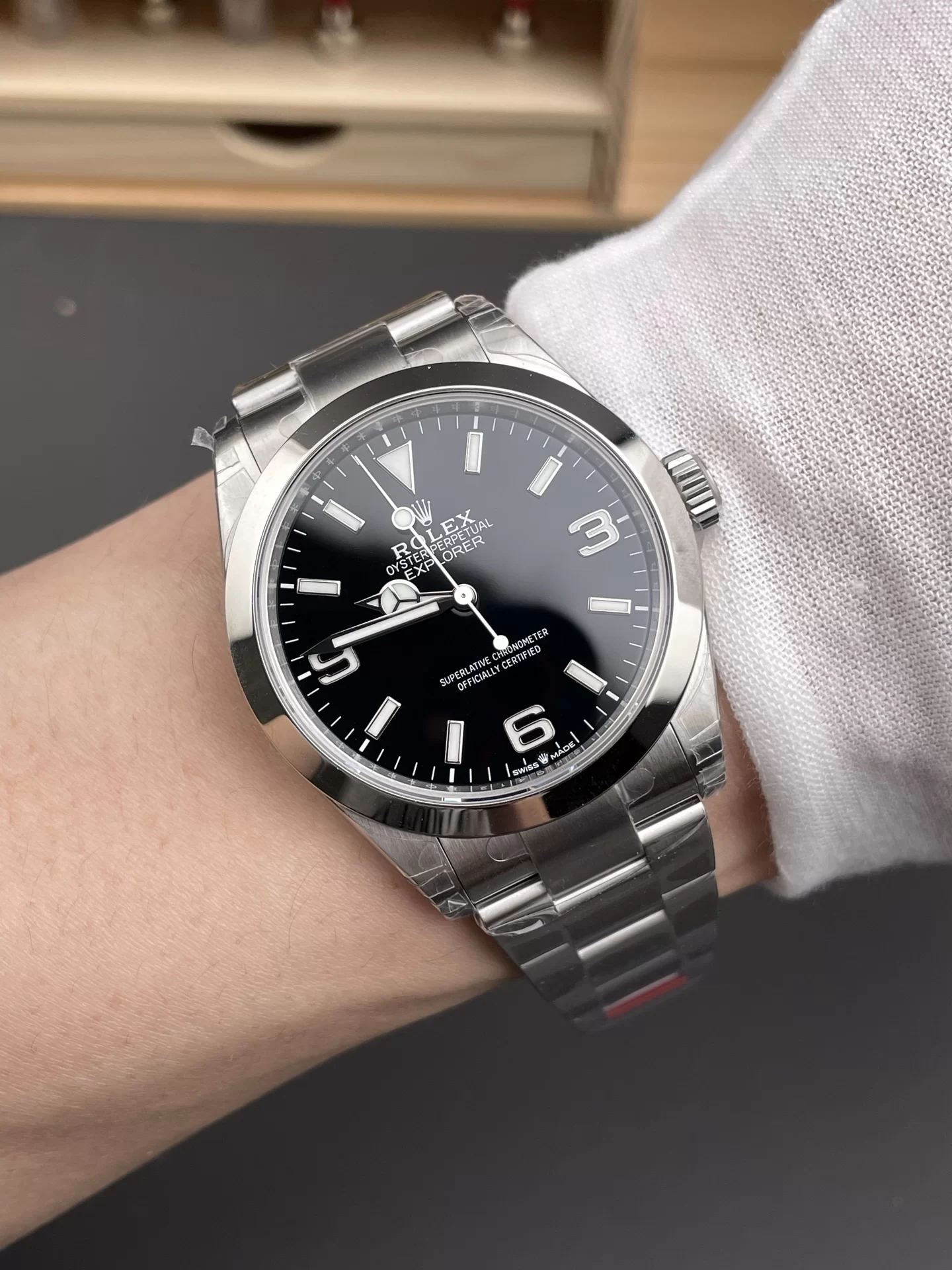 GYL Rolex Explorer 40mm Black “3-6-9” Dial Smooth Bezel Oyster Bracelet (224270) 1:1 Super Clone – DD3230 Movement-GYL-GaiYalun