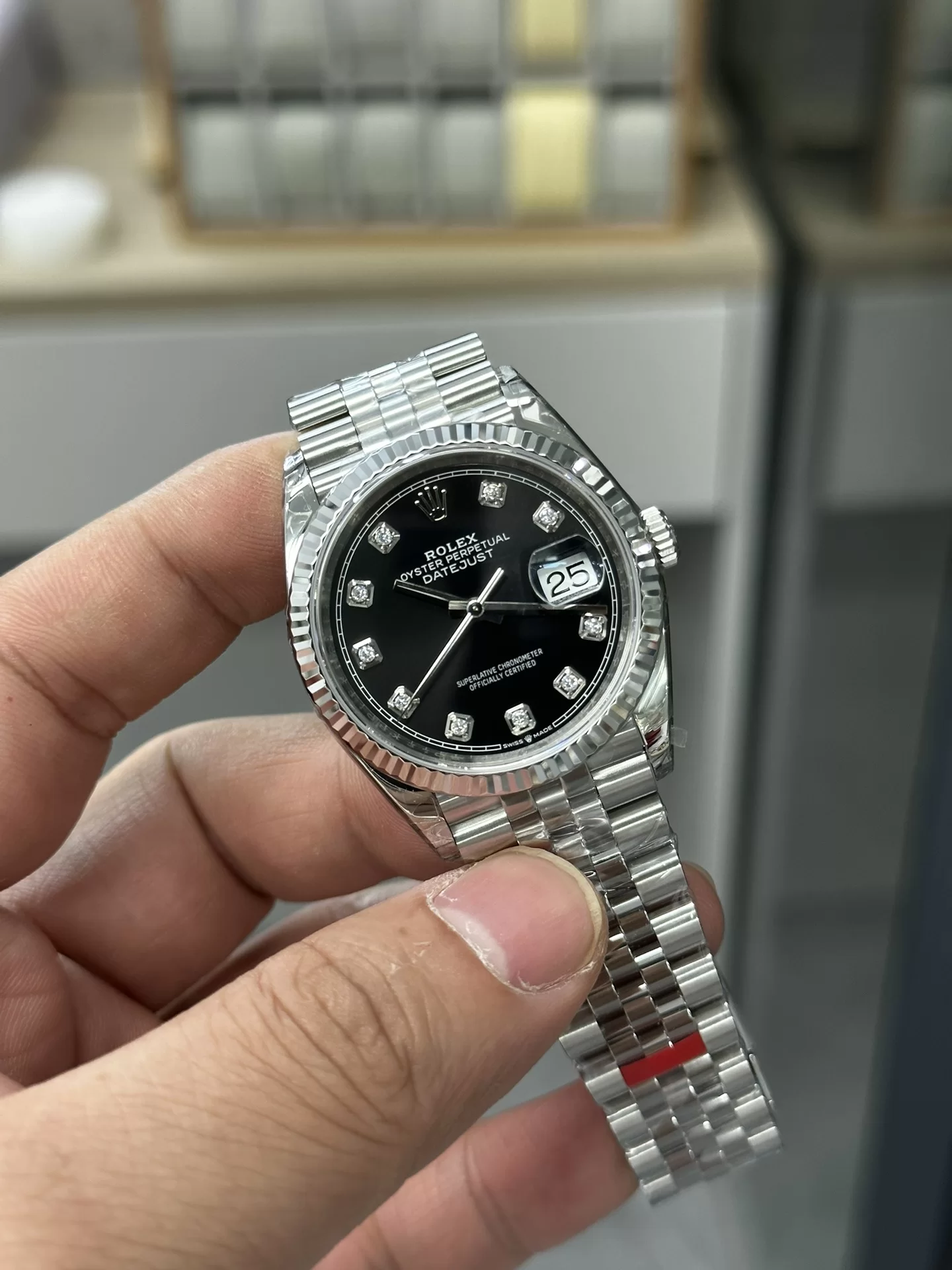GYL Rolex Datejust 36mm Black Diamond Dial Jubilee Bracelet (126234) 11 Super Clone – DD3235 Movement-GYL-GaiYalun