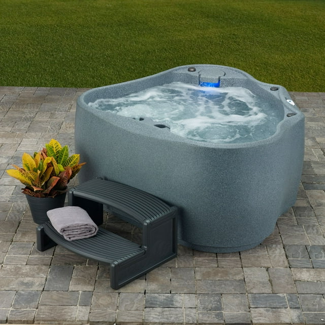 Select AR300 2-Person 20-Jet Oval Plug & Play Hot Tub with LED ...