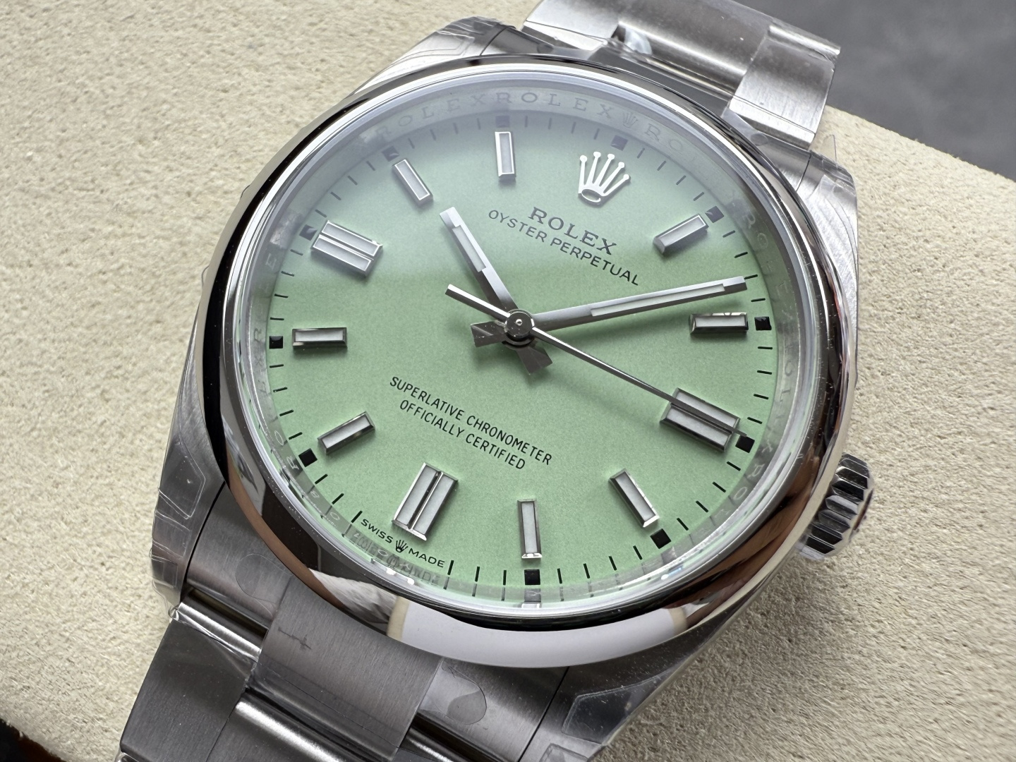 GYL Rolex Oyster Perpetual 134300-0006 Pistachio Green Dial Best Replica VSF 41mm-GYL-GaiYalun