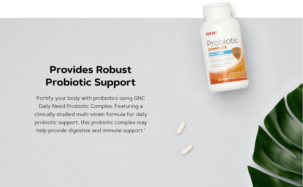 Provides Robust Probiotic Support