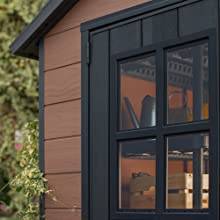 clear windows for natural light