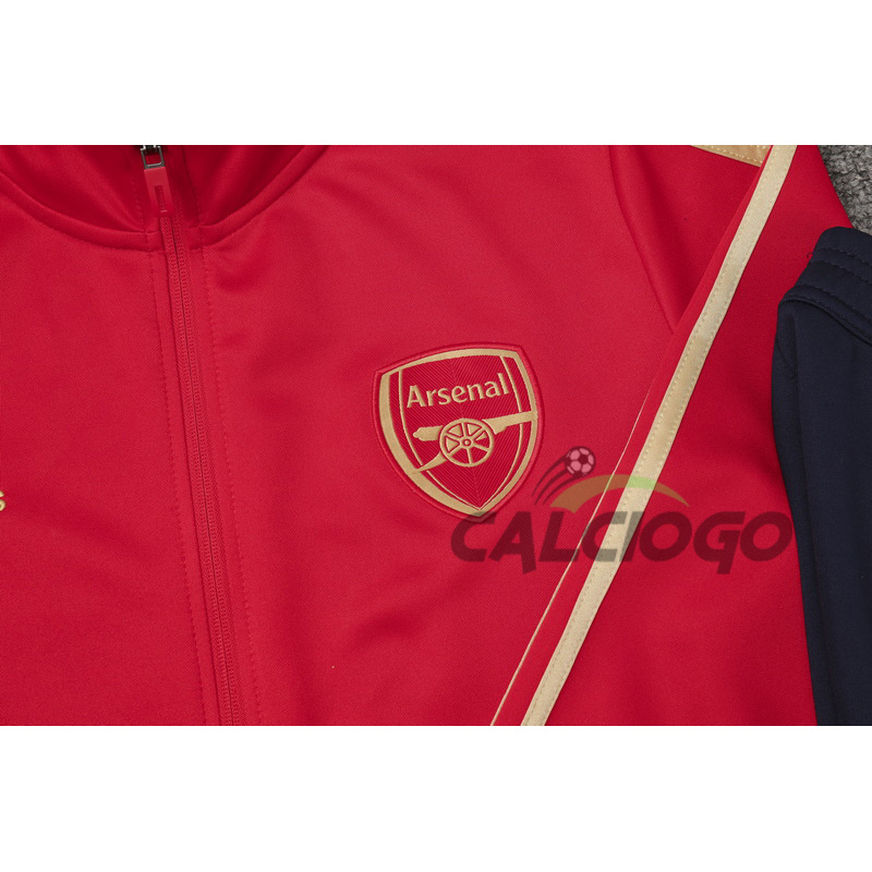 Tuta Arsenal Felpa Zips Top Pantaloni 2023-2024