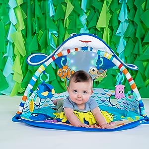 disney baby bright starts playmat play gym