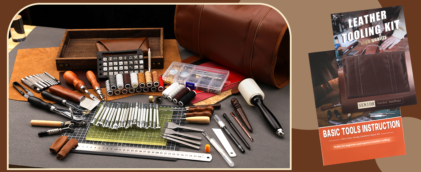 TLKKUE Leather Tooling Kit