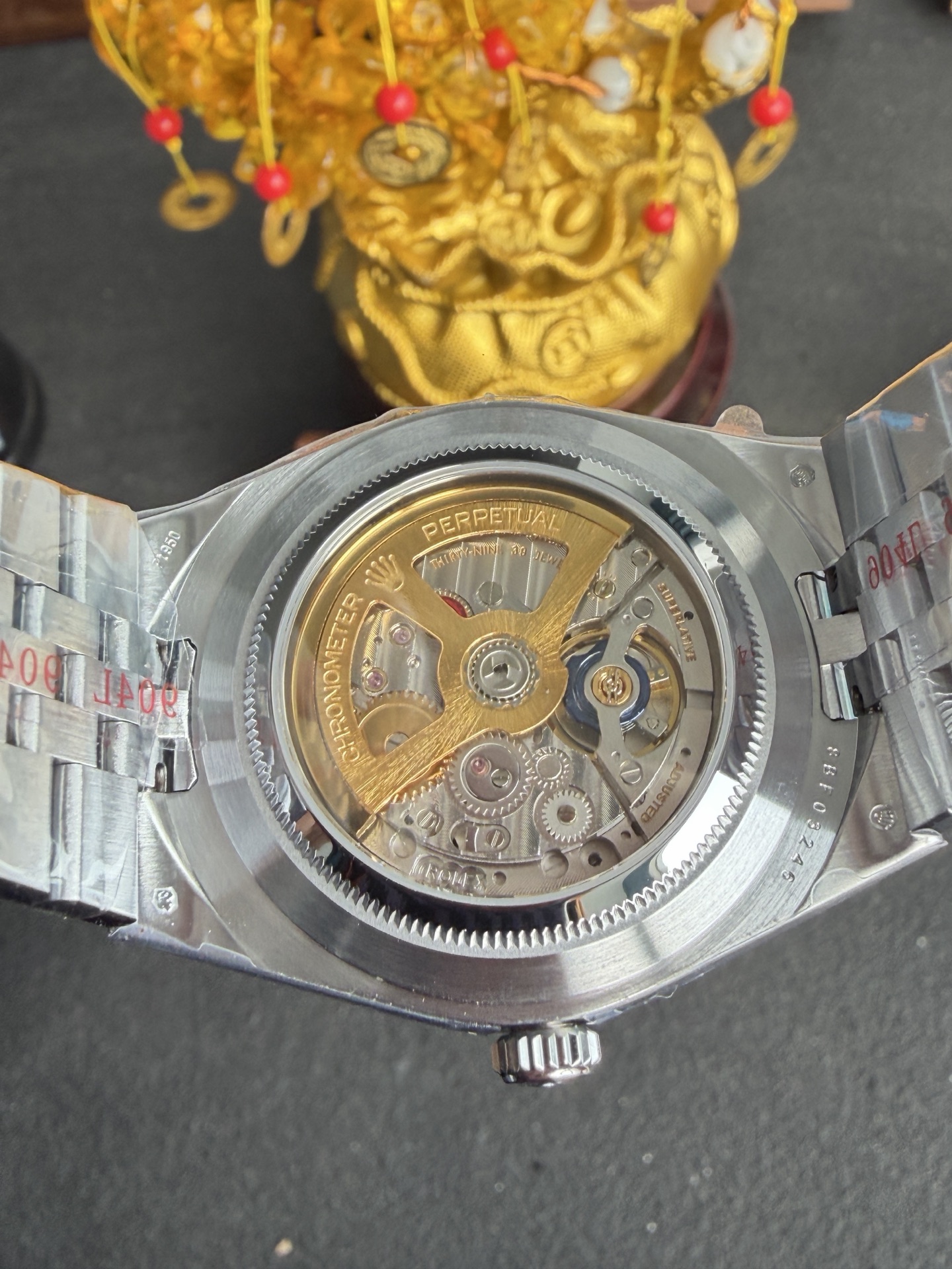 GYL Rolex Land-Dweller 127386TBR-0001 Ice-blue Honeycomb-motif Diamond-set Dial Best Replica BPF 40mm-GYL-GaiYalun