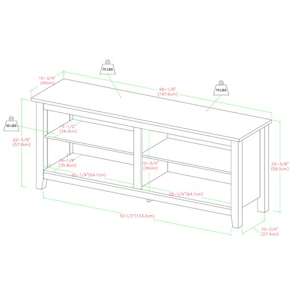 Sunbury TV Stand for TVs up to 60"