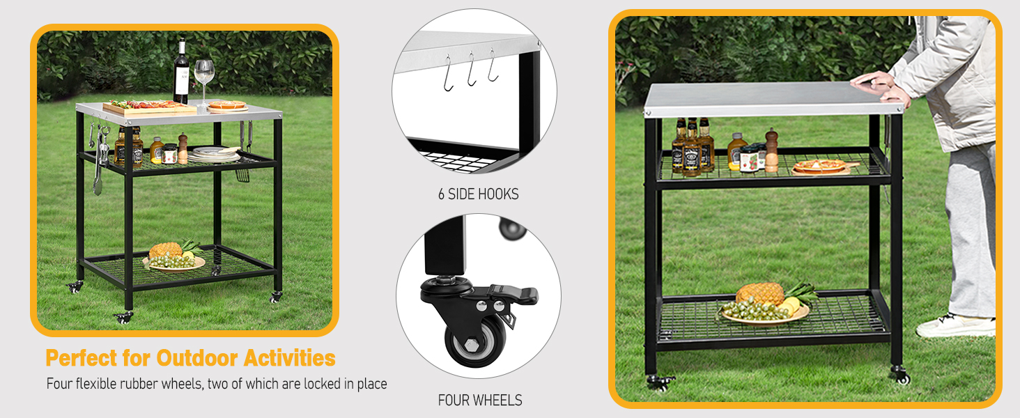 grill cart outdoor