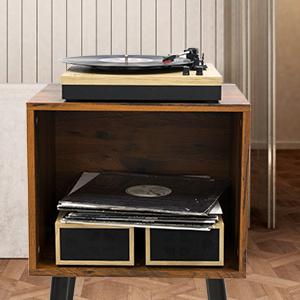 Vinyl Turntable with Bluetooth Receiver